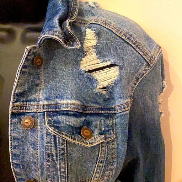 Hollister Denim Jacket Sz XS - Picture 2 of 5